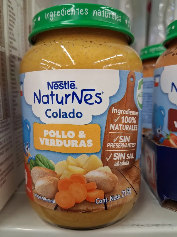 Colado Pollo Verduras 215g