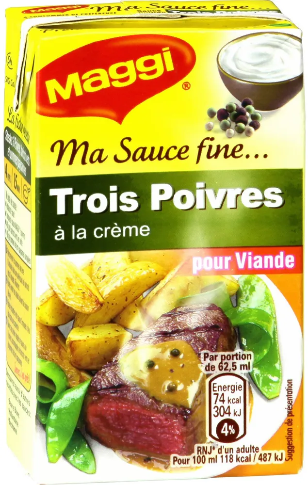 MAGGI Ma Sauce Fine 3 Poivres 250ml