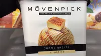 Classics, crème brûlée -Crème glace à l'arôme crème brûlée avec sauce caramel (12%)