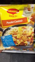 Poulet Casimir Onctueux avec du curry doux