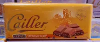Chocolat au lait aéré avec nougat  au miel