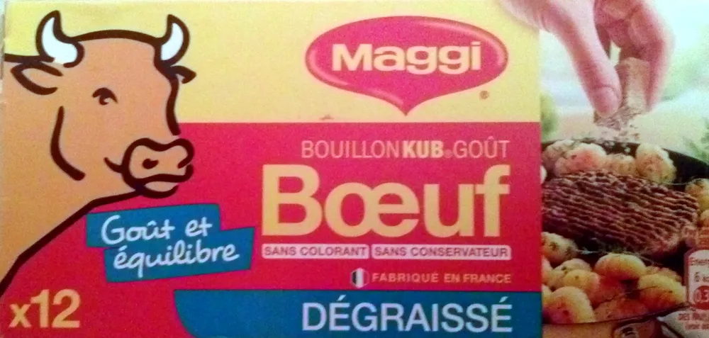 Bouillon Kub Goût Boeuf