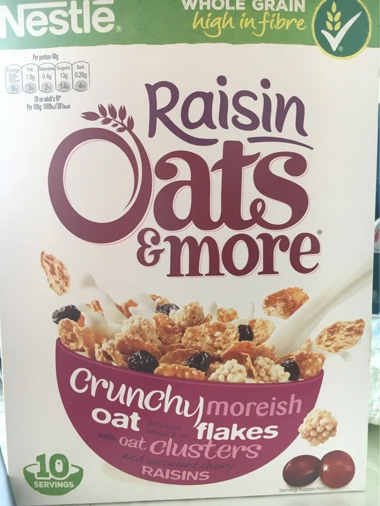 Oats & More Raisin Cereal