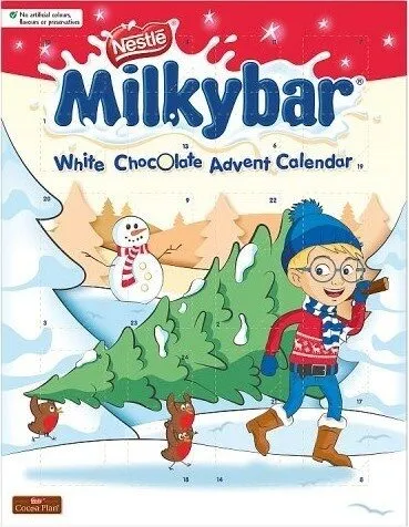 White Chocolate Christmas Advent Calendar