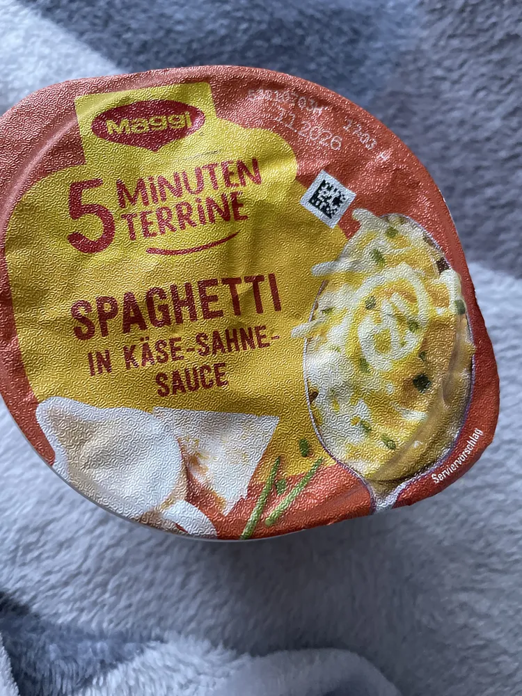 5 Minuten Spaghetti in Käse-Sahne-Sauce