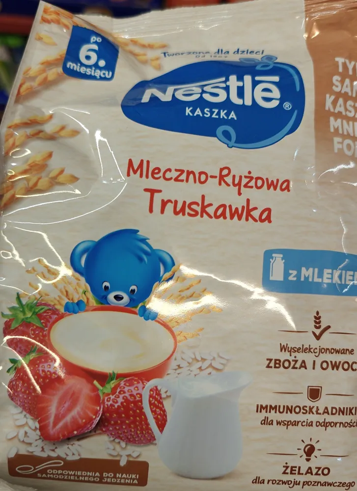 Mleczno-ryžowa Truskawka