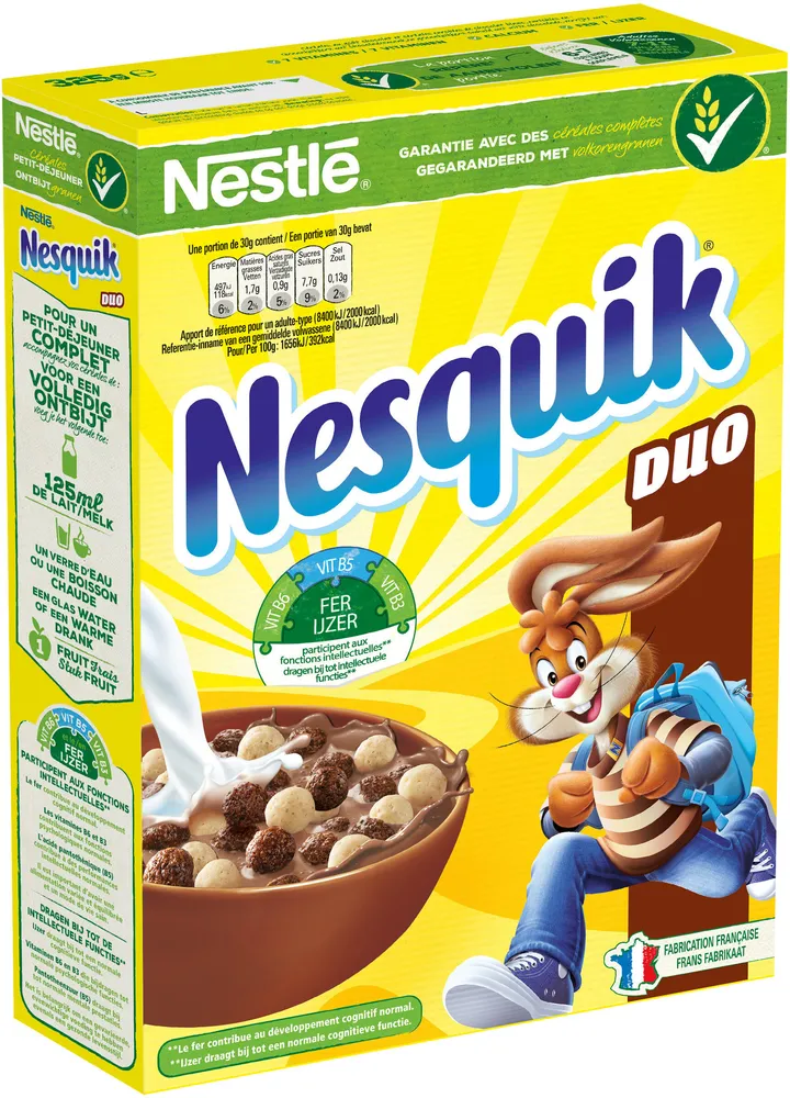 NESTLE NESQUIK Duo Céréales paquet de