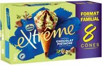 Extrême chocolat pistache x 8 cônes