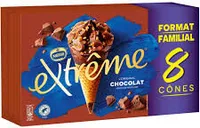 Extrême chocolat x 8 cônes format familial