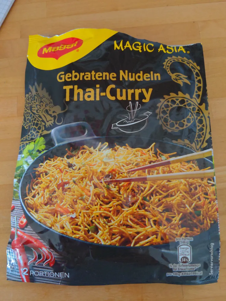 Magic Asia - Gebratene Nudeln Thai-Curry
