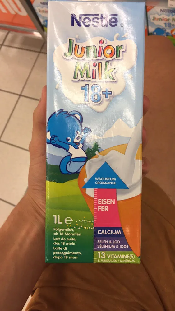 Junior Lait de suite, dés 18 mois