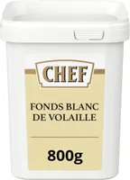 Fonds Blanc de Volaille CHEF - Boîte de 800 g pour 20 L à 40 L