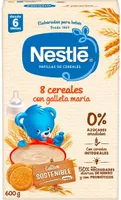 8 cereales con galleta maría 0%