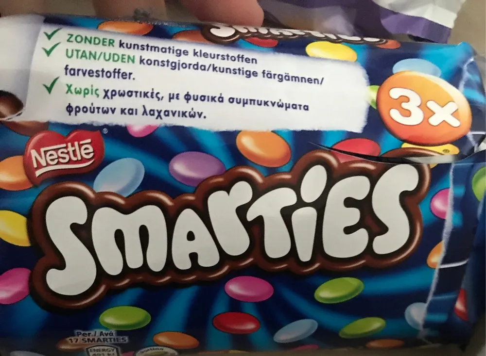 Smarties 3x38g Packung Nestlé
