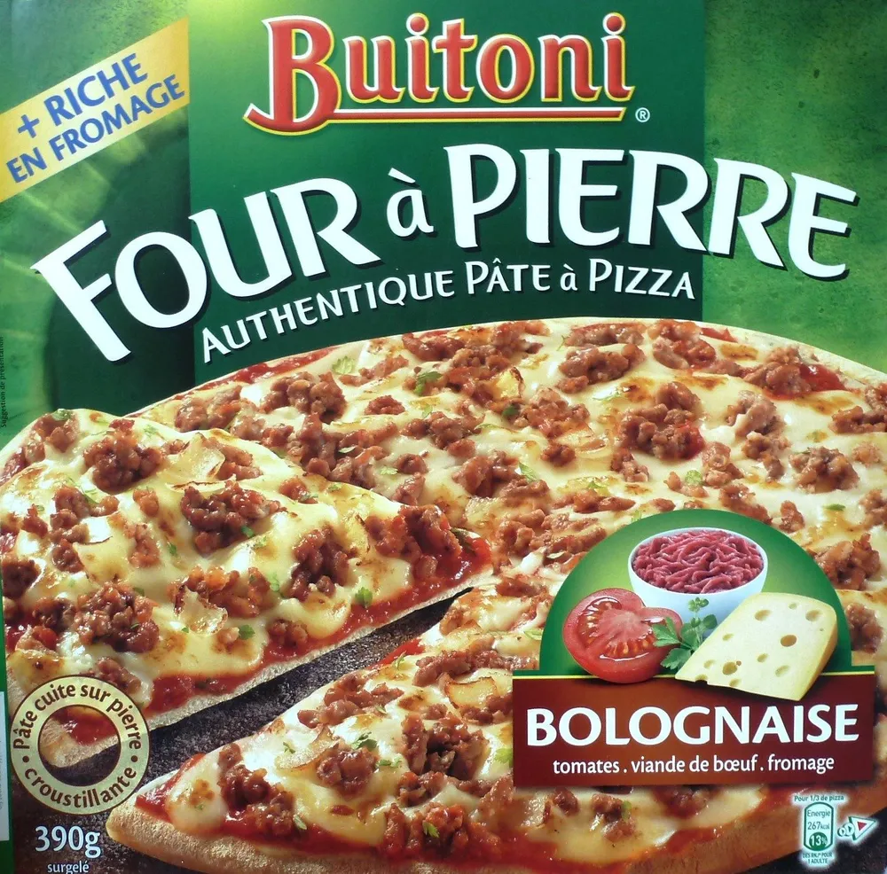 Four à Pierre Authentique Pâte à pizza Bolognaise
