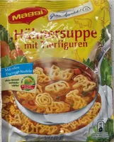 Hühnersuppe mit Tierfiguren