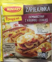 Zapiekanka ziemniaczana z kiełbasą i cebulką