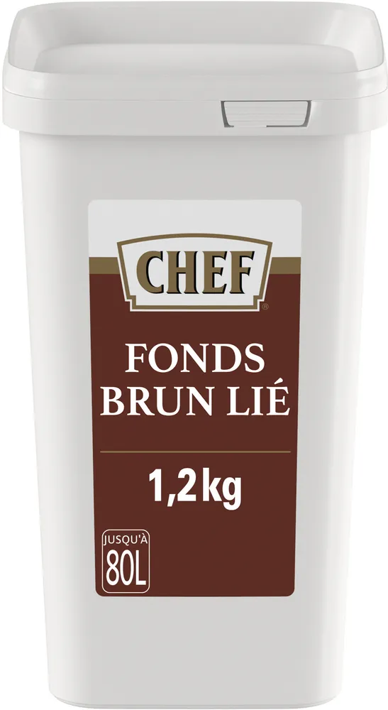 Fonds Brun Lié CHEF - Boîte de 1,2 kg pour 30 L à 80 L