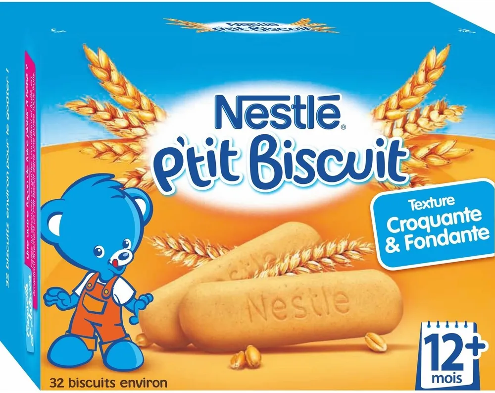 NESTLE P'tit Biscuit- Etui 180g - Dès 12 mois