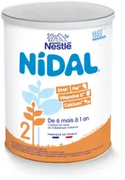 NESTLE NIDAL 2 Lait Infantile 2ème âge 800g de 6 mois à 1 an