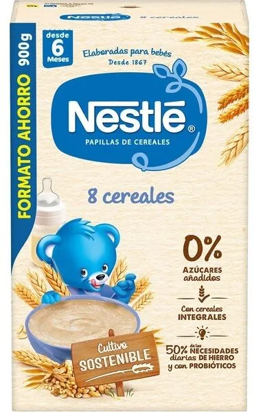 Papilla de 8 cereales