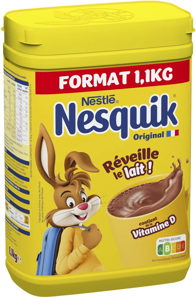NESQUIK Poudre Cacaotée boîte 1,1kg