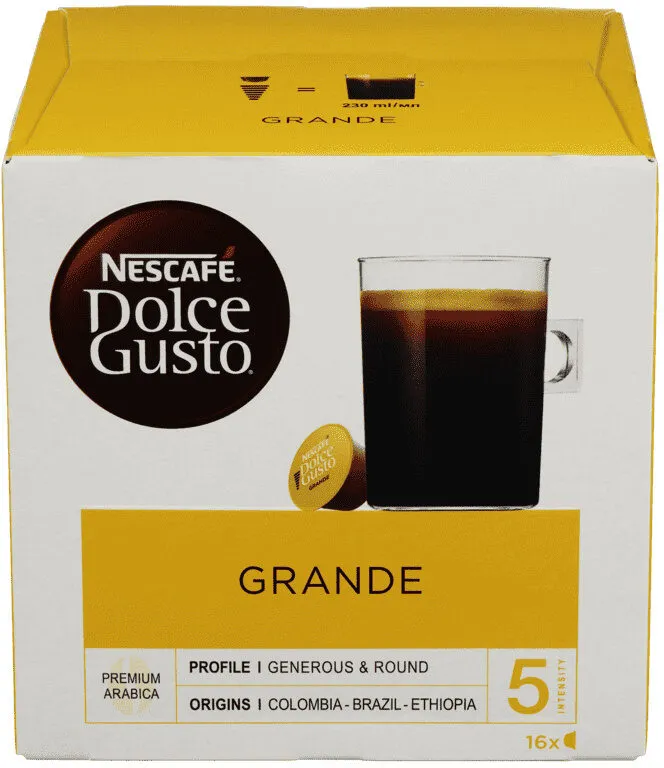 Dolce Gusto café pur arabica, grande aroma