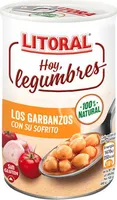 Hoy legumbres los garbanzos con su sofrito