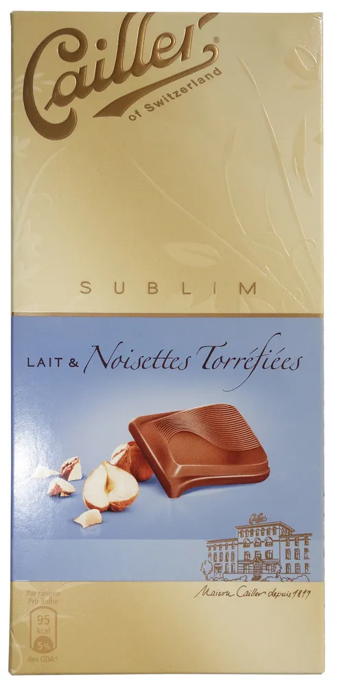 Cailler Sublim Lait & Noisettes Torréfiées
