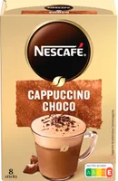 NESCAFÉ Cappuccino Choco, Café soluble, Boîte de 8 sticks