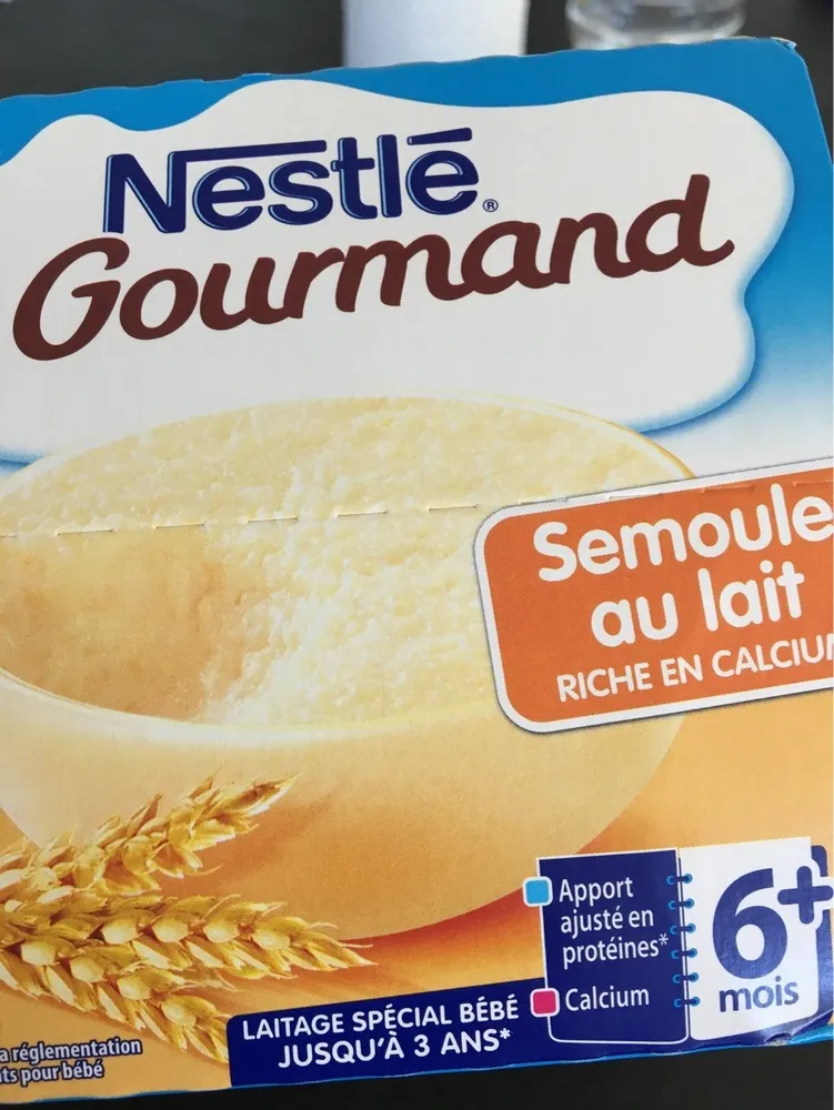Pack 8X100G Ptit Gourmand Semoule Lait Nestle