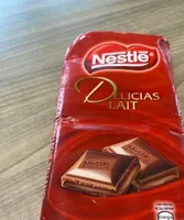 Chocolate con leche relleno Delicias Lait