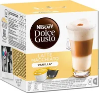3 x Nescafé Dolce Gusto Capsules Latte Macchiato Vanilla (je 16 Capsules) Ea