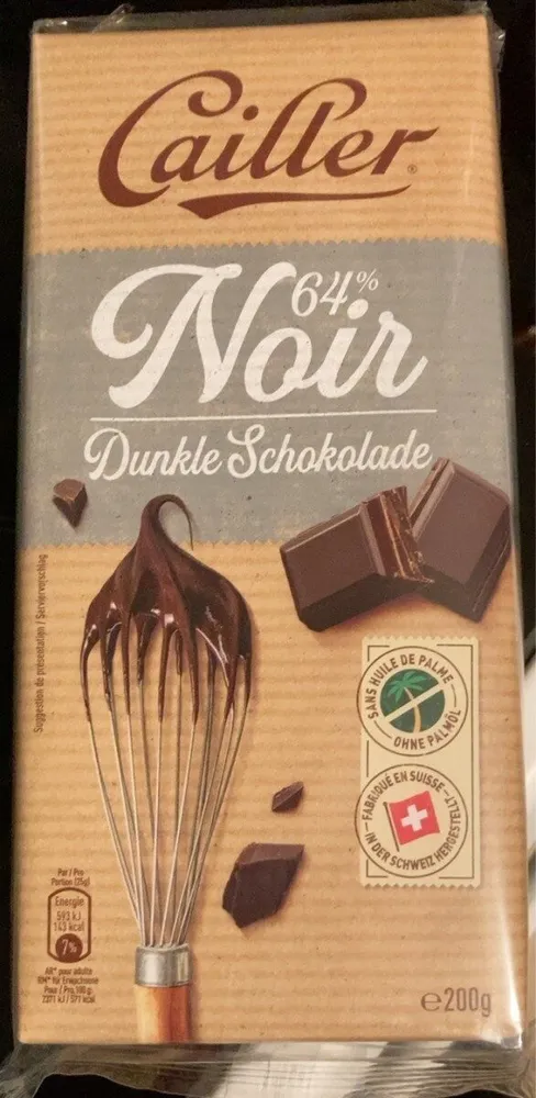 Dunkle schokolade