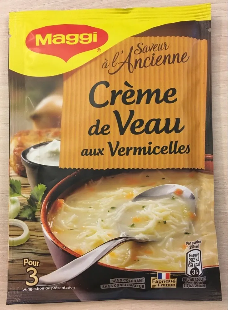 Soupe Crème de Veau aux Vermicelles