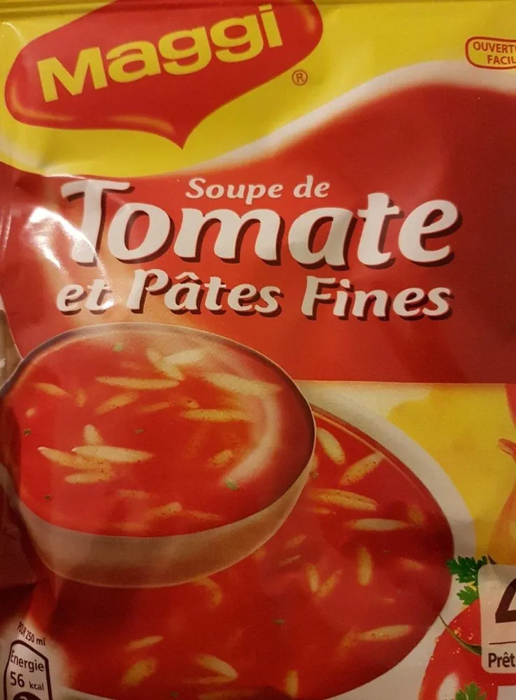 Soupe de Tomate et Pâtes Fines