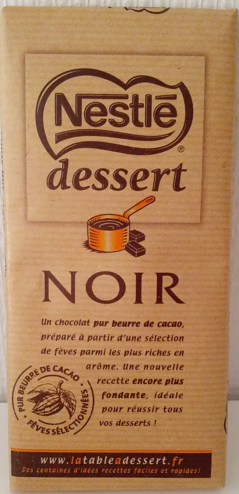 Chocolat Noir  dessert