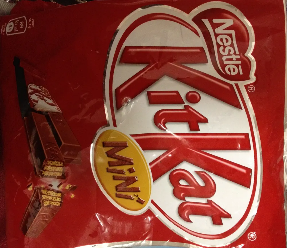 KITKAT Mini Barre au chocolat au Lait, 350g