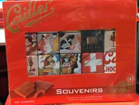 Of Switzerland SOUVENIRS CHOCOLAT AU LAIT DES ALPES SUISSES
