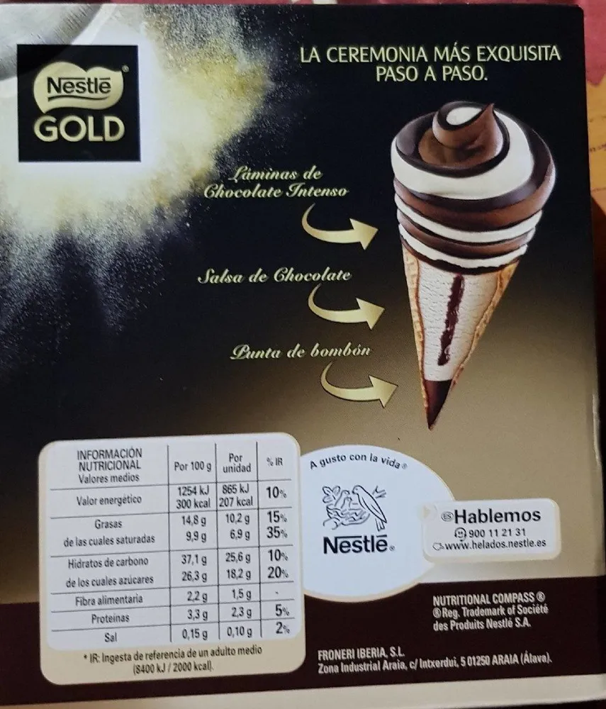 Nestlé Gold, Chocolat biscuit