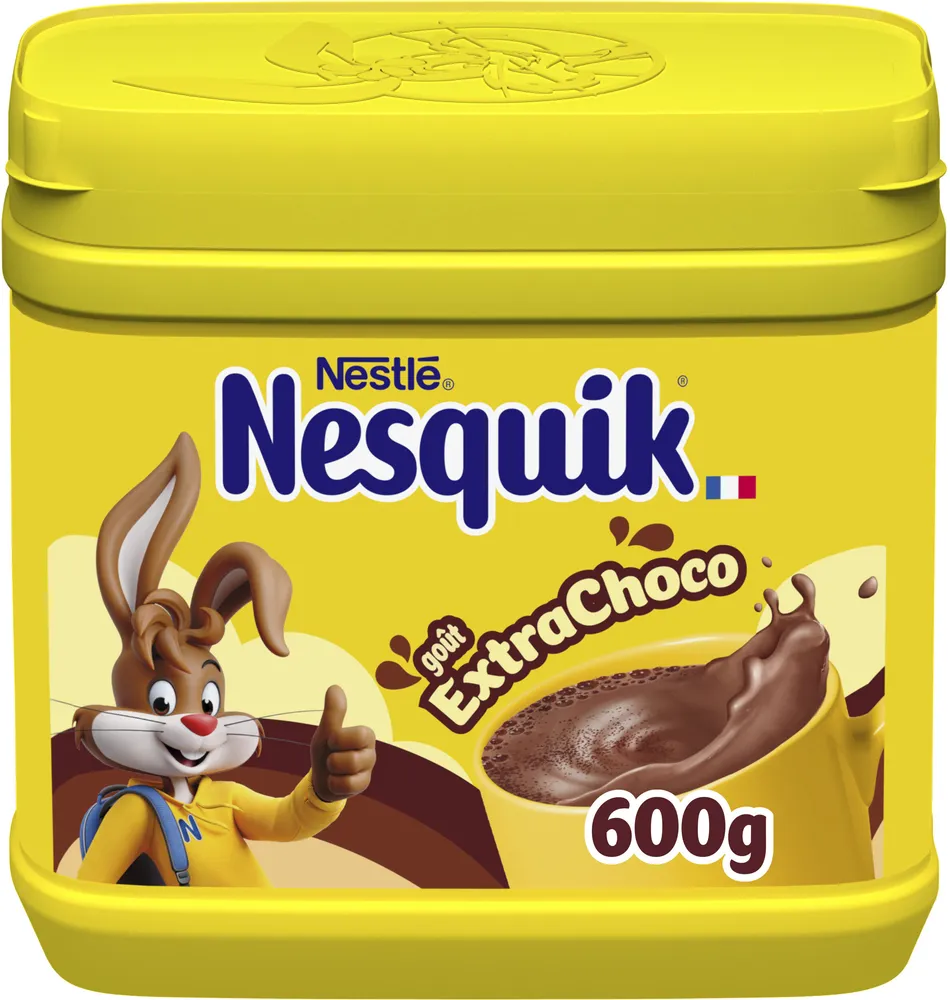 NESQUIK Gout EXTRA CHOCO Poudre Cacaotée boîte 600g