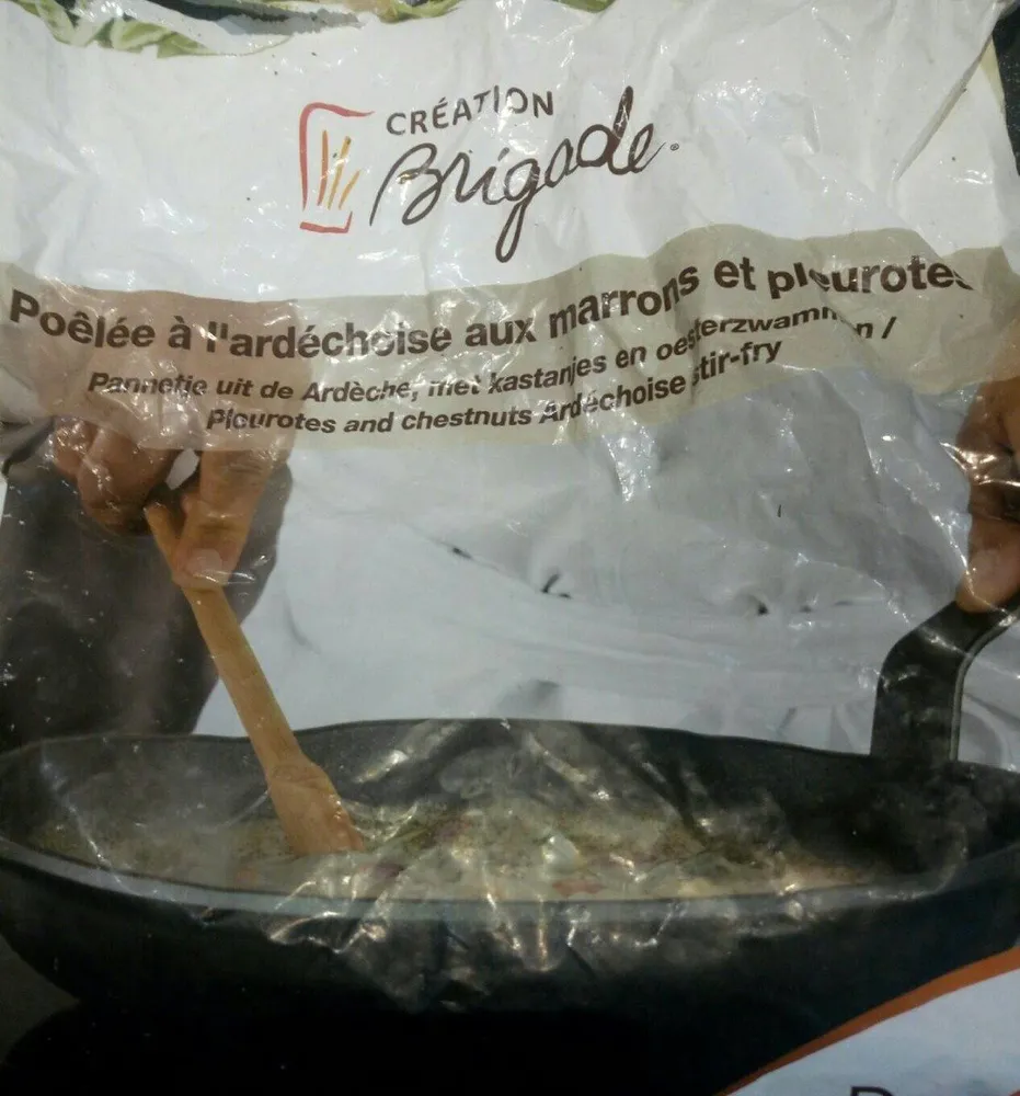 Poêlée à l'ardéchoise aux marrons et pleurotes