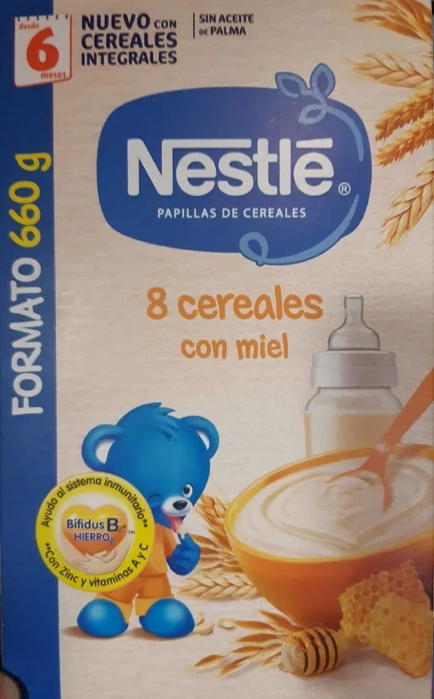 8 cereales con miel