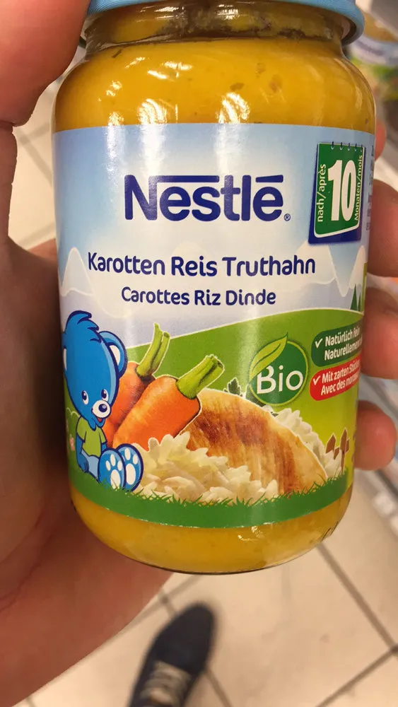 Carottes riz dinde