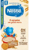 8 cereales con galleta maría
