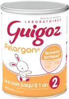 GUIGOZ PELARGON 2 Lait Infantile 2ème âge dès 6 mois 800g