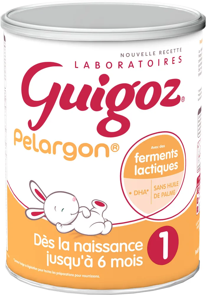 GUIGOZ PELARGON 1 Lait Infantile 1er âge dès la Naissance