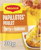 MAGGI Papillotes Poulet Curry A L'Indienne 30g