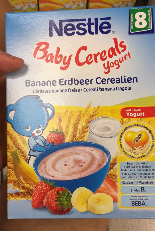 Baby Cereals Yogurt Céréales banane fraise