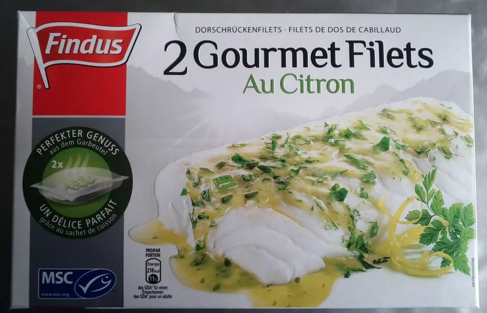 2 Gourmet Filets Au Citron Findus